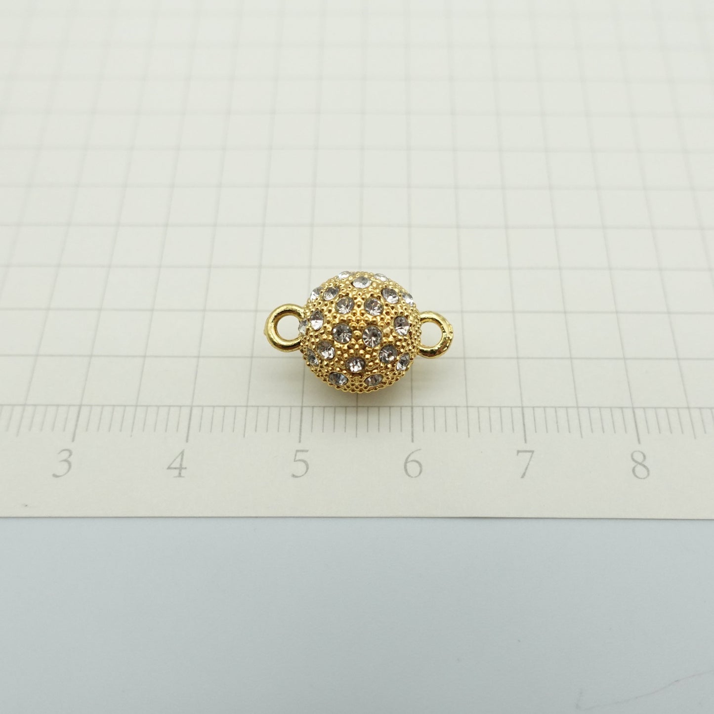 Zirconia Round magnetic clasps for jewelry making - onesika