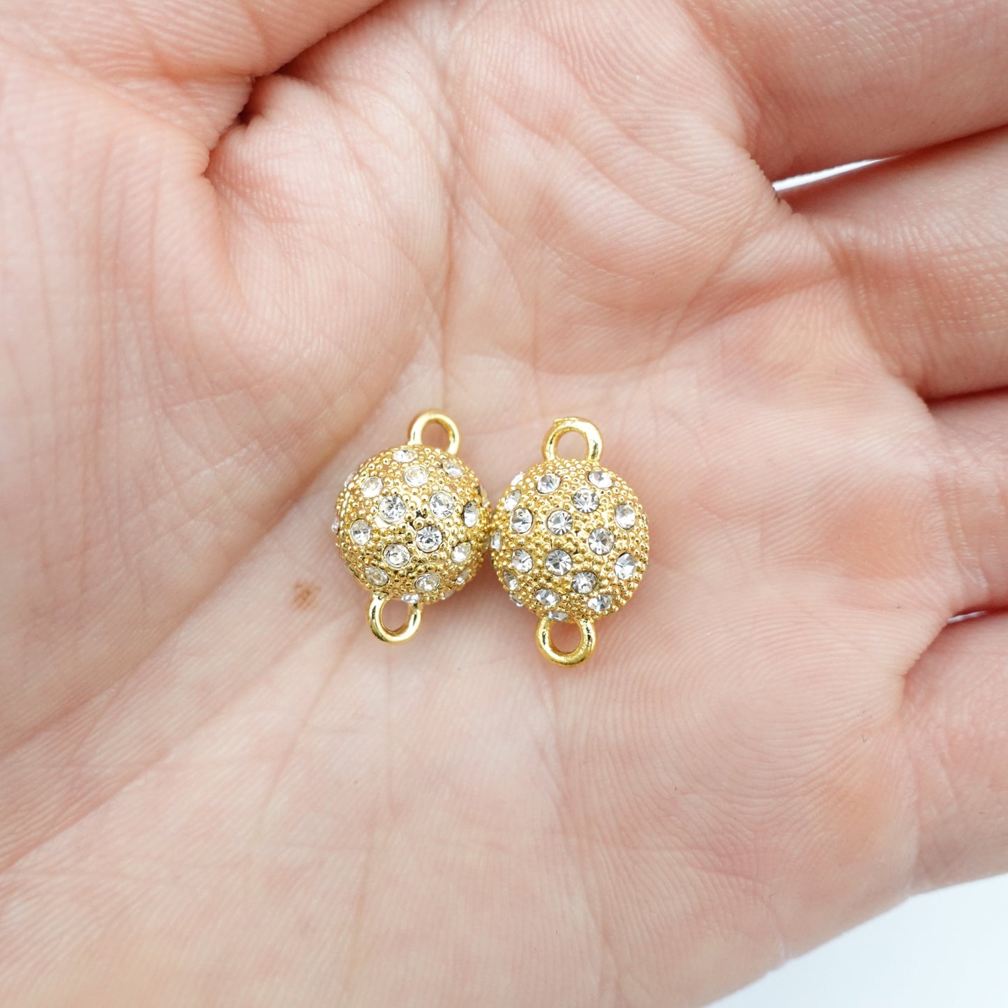 Zirconia Round magnetic clasps for jewelry making - onesika