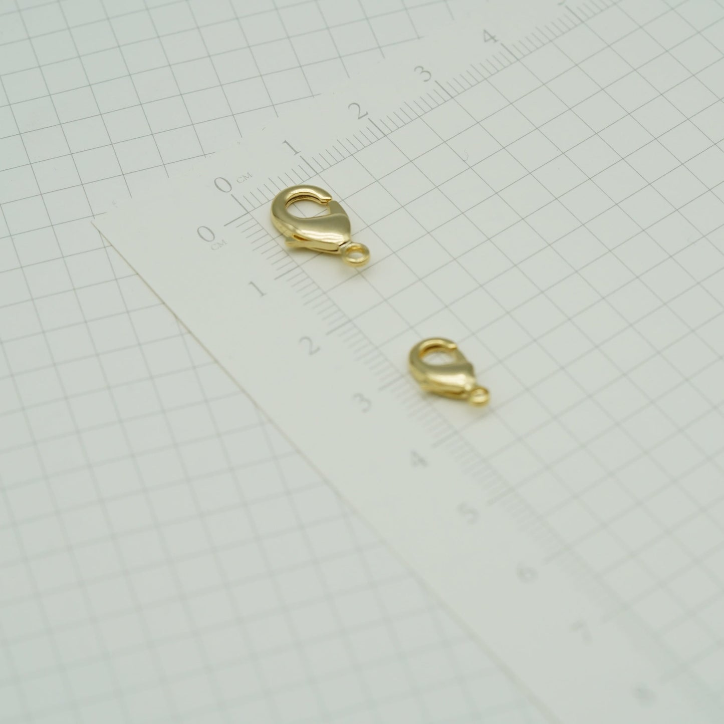 24k Gold Plated brass Trigger Clasp, Lobster Claw Clasp for jewelry making/10mm/12mm/15mm/19mm - onesika