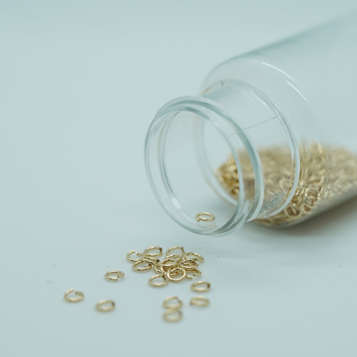 50pcs 14K Gold Filled Jump Ring, Gold Filled Open Jump Ring For Jewelry Making Supplies - onesika