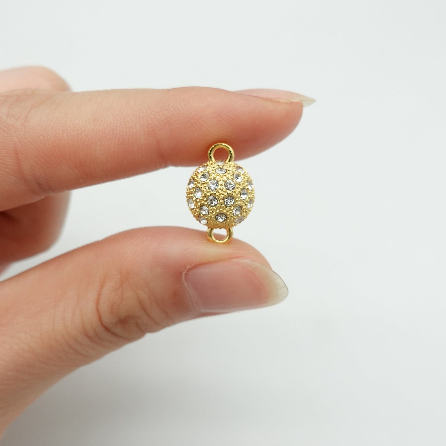 Zirconia Round magnetic clasps for jewelry making - onesika