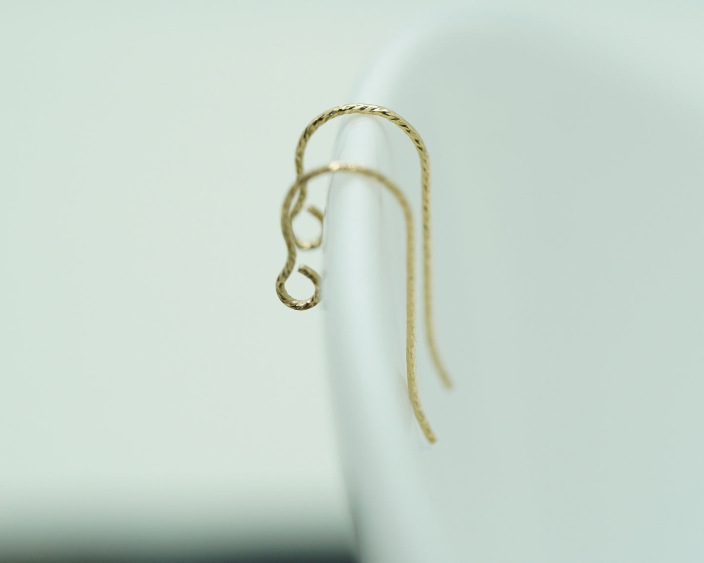 14K Gold-Filled Sparkle Ear Wires , USA-Made Earring Findings for Jewelry Making