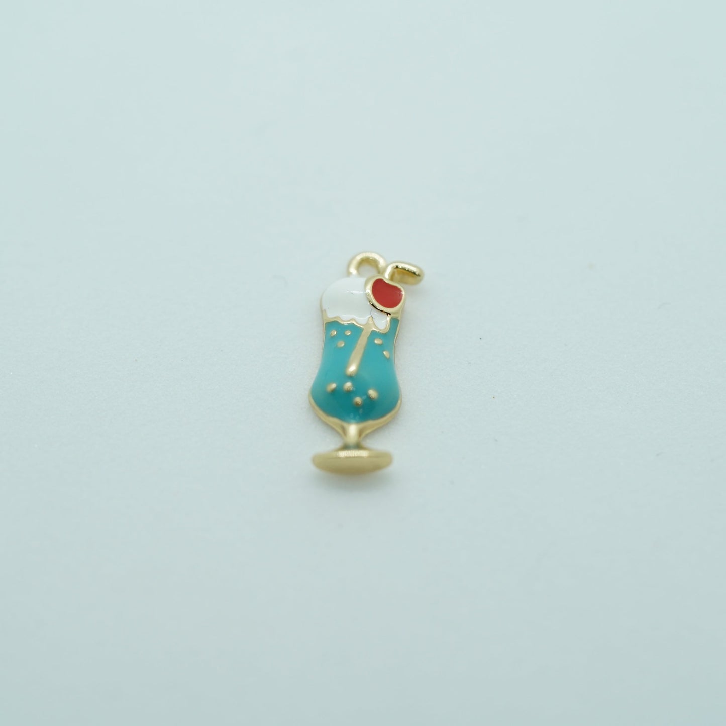Soda Drink Charm, Tiny / Keychain / Phone Charm, Enamel Glass Drink Pendant, Fruit Punch, Summer Accessories, DIY Jewelry Making - onesika