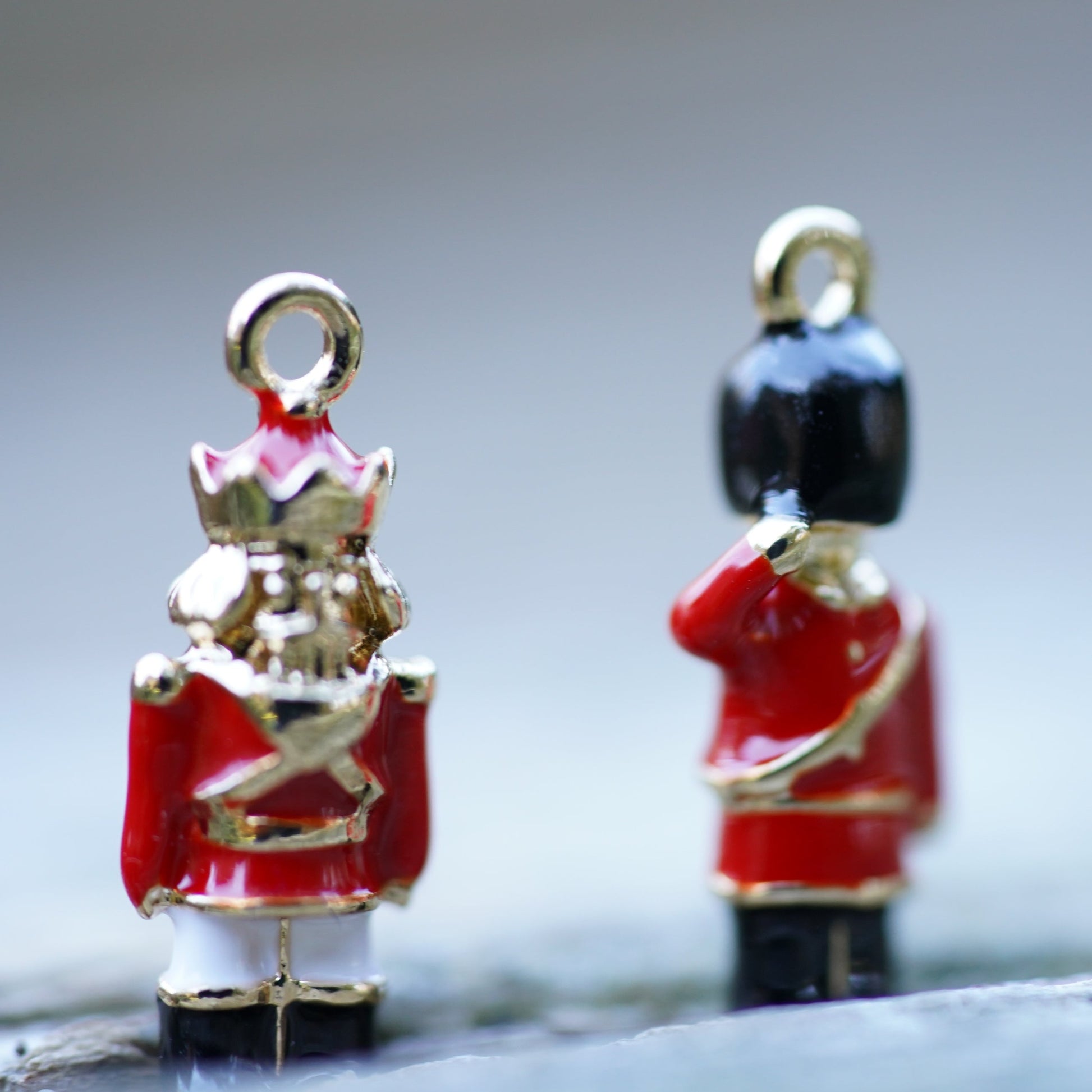 1Pcs 18K Gold Plated Nutcracker Charm, Bracelet Pendant, Nutcracker themed Charm For Jewelry Making Supplies - onesika