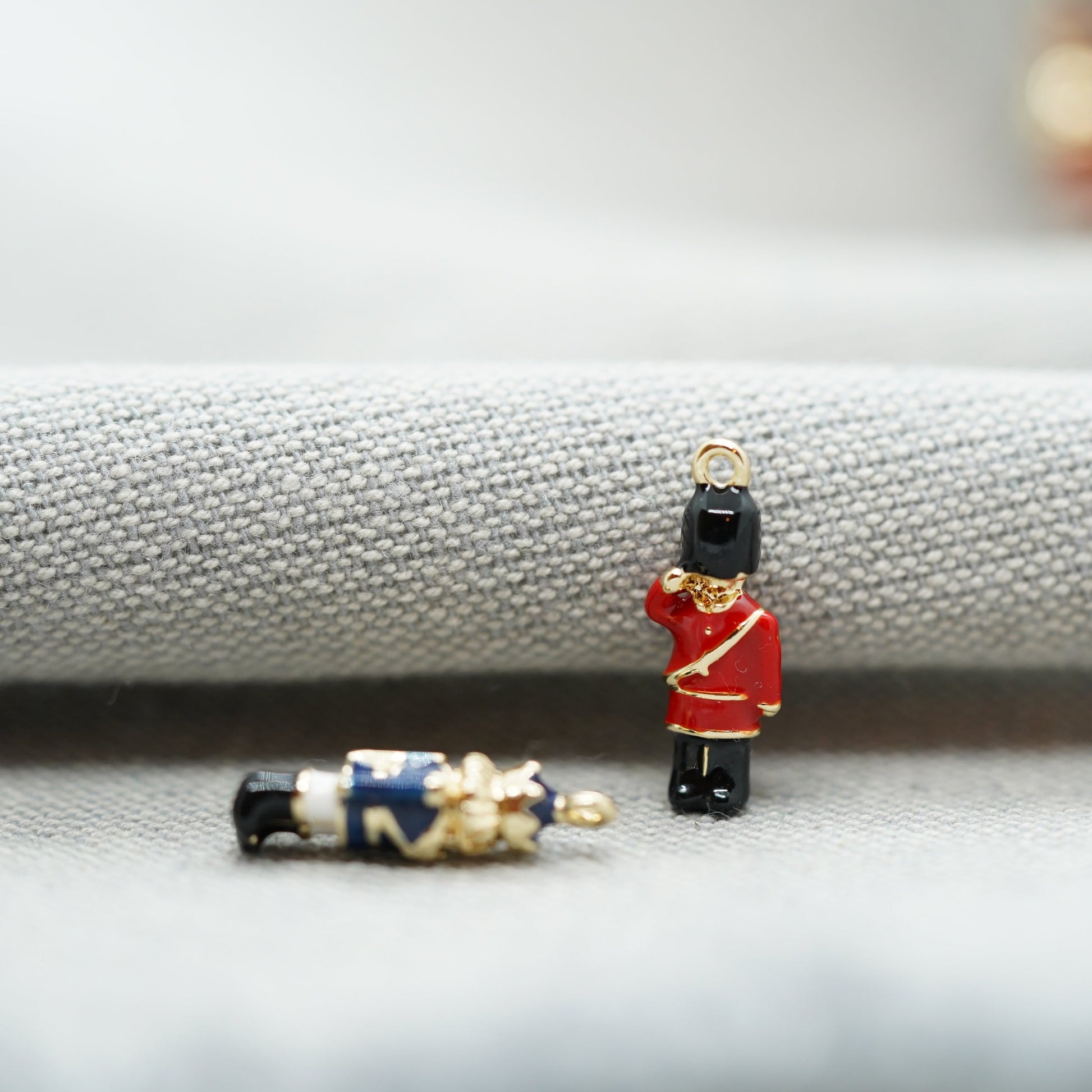 1Pcs 18K Gold Plated Nutcracker Charm, Bracelet Pendant, Nutcracker themed Charm For Jewelry Making Supplies - onesika
