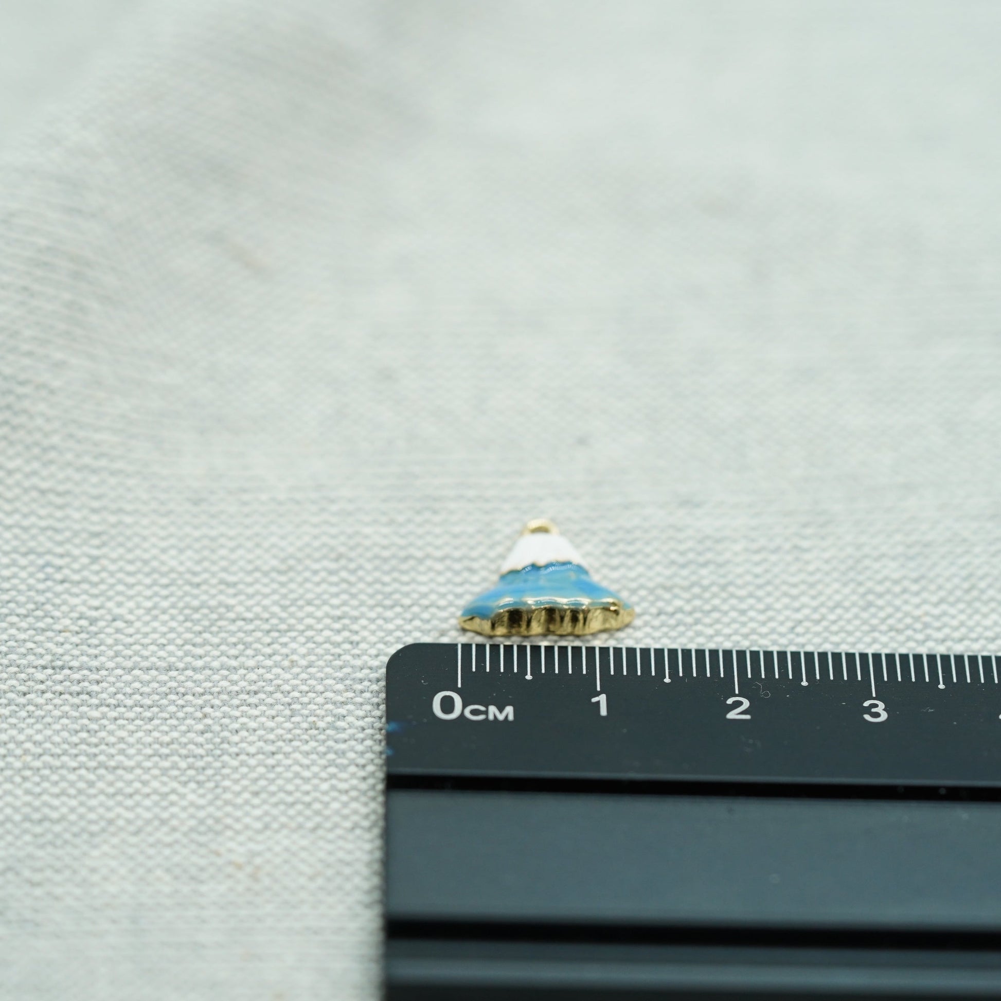 Jewelry Making Charms Mount Fuji 18K Gold Plated Fashion Finding for Necklace Bracelet Pendant Crafting. - onesika