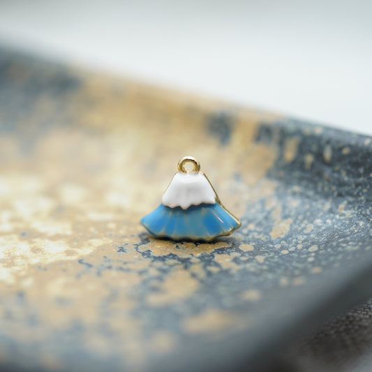 Jewelry Making Charms Mount Fuji 18K Gold Plated Fashion Finding for Necklace Bracelet Pendant Crafting. - onesika