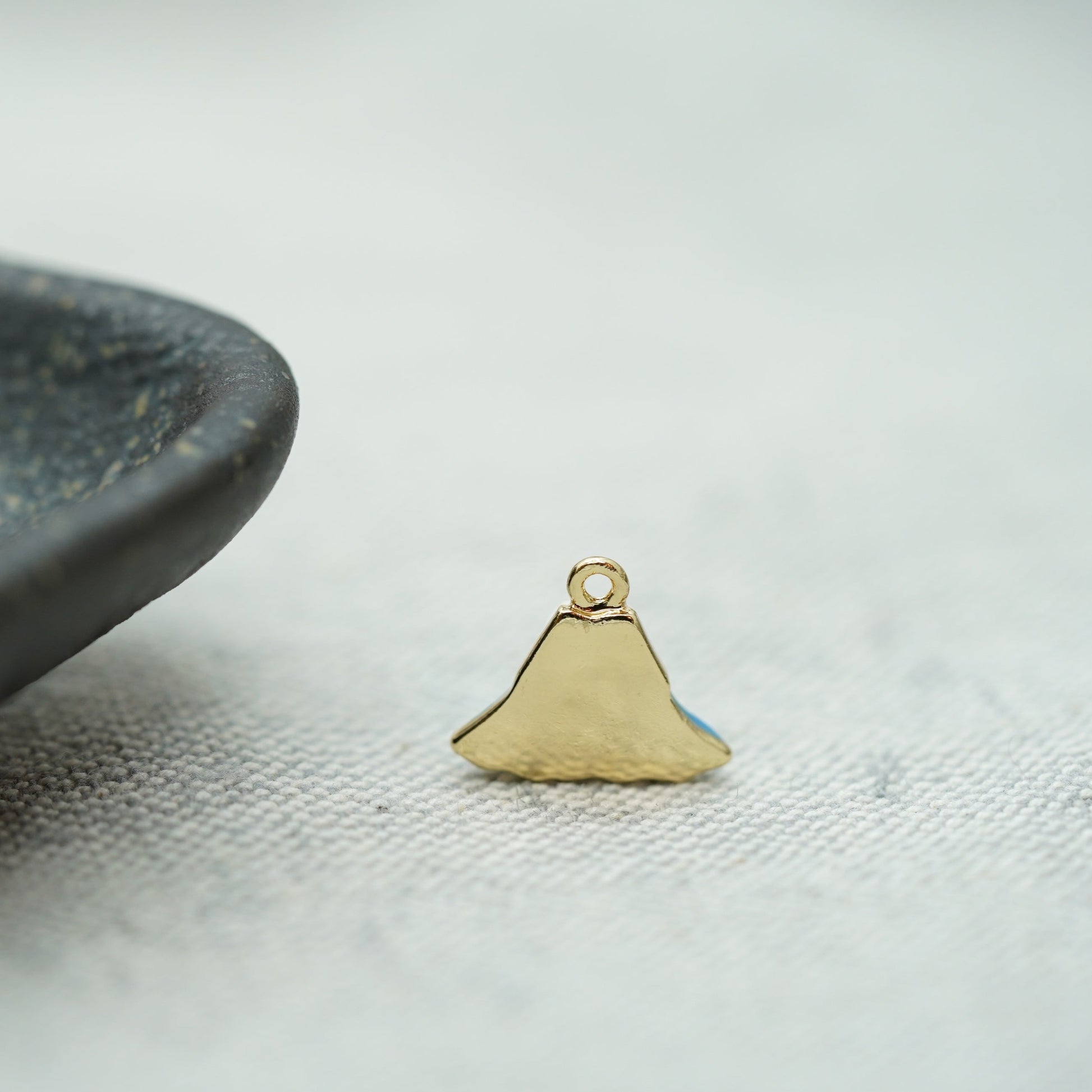 Jewelry Making Charms Mount Fuji 18K Gold Plated Fashion Finding for Necklace Bracelet Pendant Crafting. - onesika