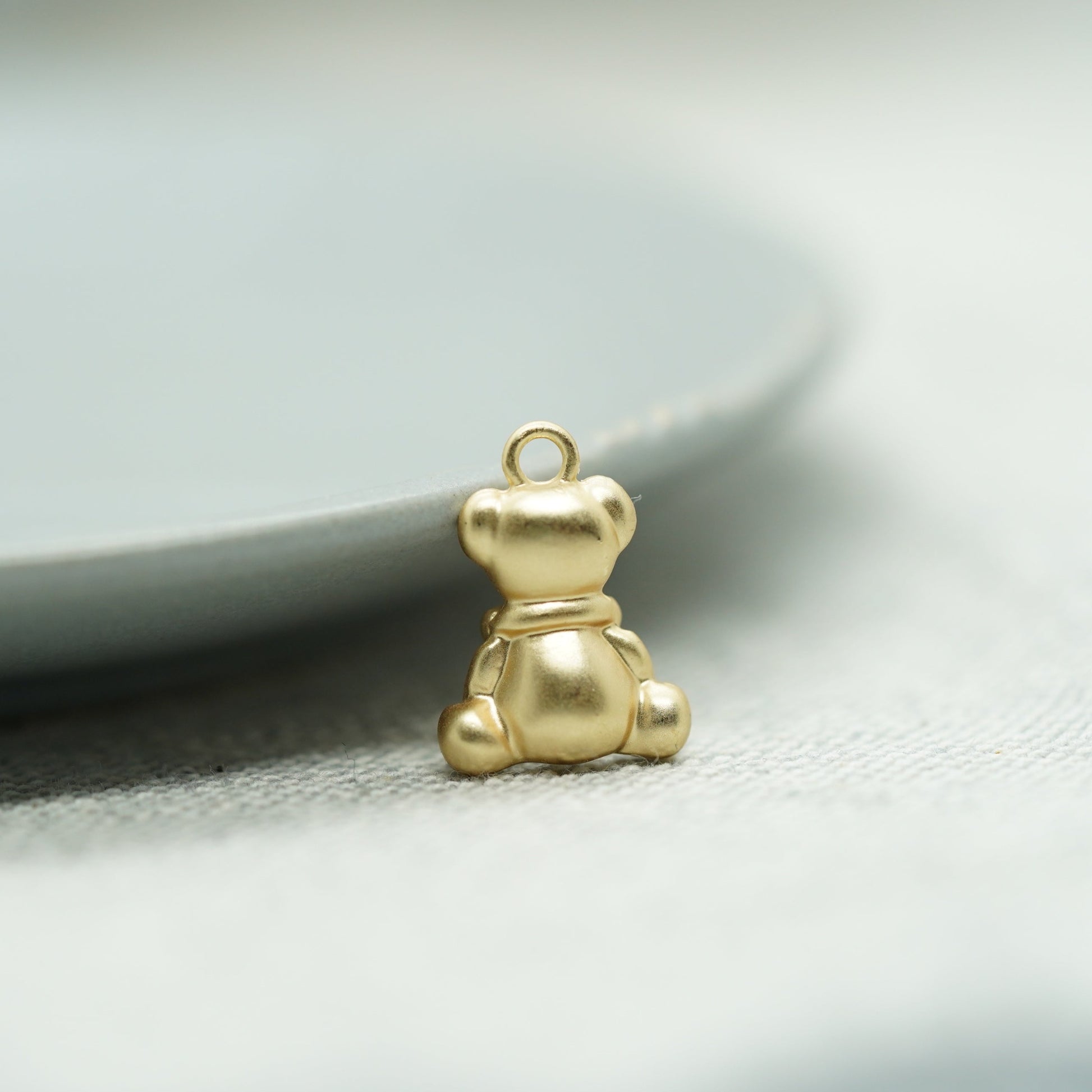 Teddy Bear Charm , Brass Charm. Teddy Bear Charm, Necklace & Bracelet, Unique charm - onesika