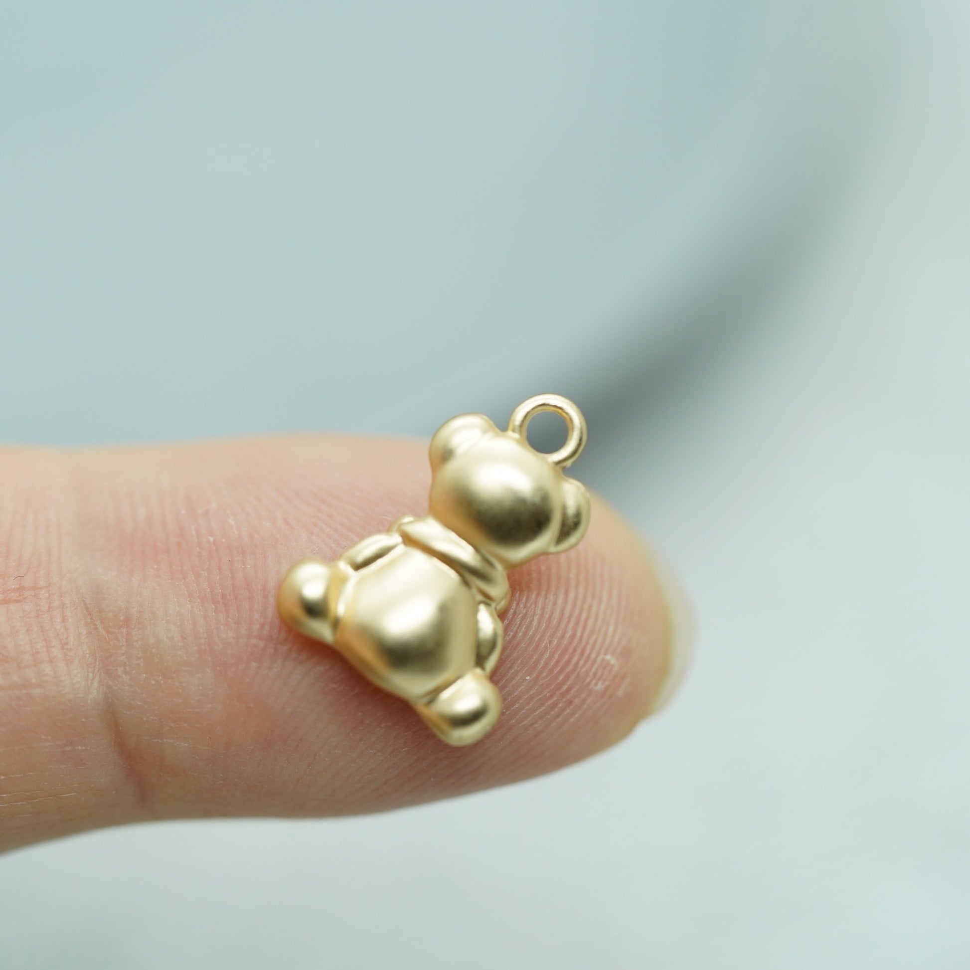 Teddy Bear Charm , Brass Charm. Teddy Bear Charm, Necklace & Bracelet, Unique charm - onesika
