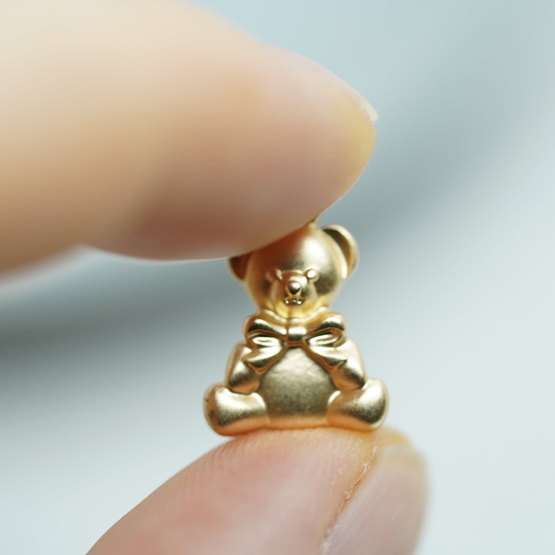 Teddy Bear Charm , Brass Charm. Teddy Bear Charm, Necklace & Bracelet, Unique charm - onesika