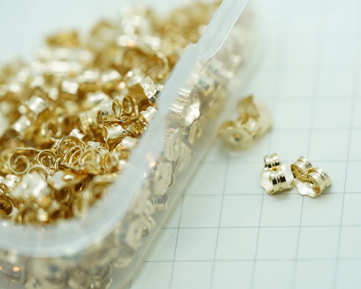 Ohrringverschlüsse aus 14 Karat Gold, hautfreundlich, hergestellt in den USA