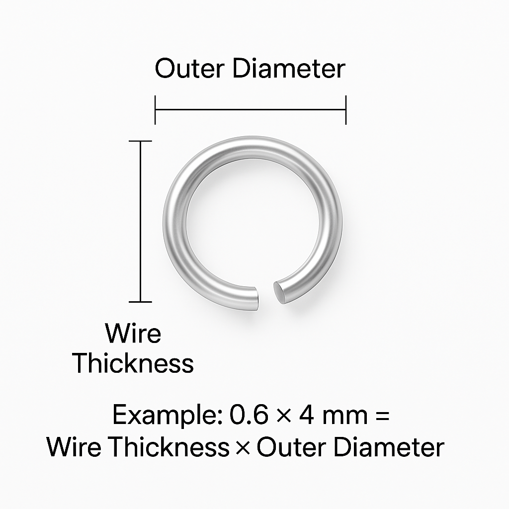 100 PCS Silver Plated Jump Rings – Open Connectors for DIY Jewelry Making | ONESIKA