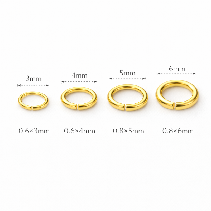 Open jump ring size system overview