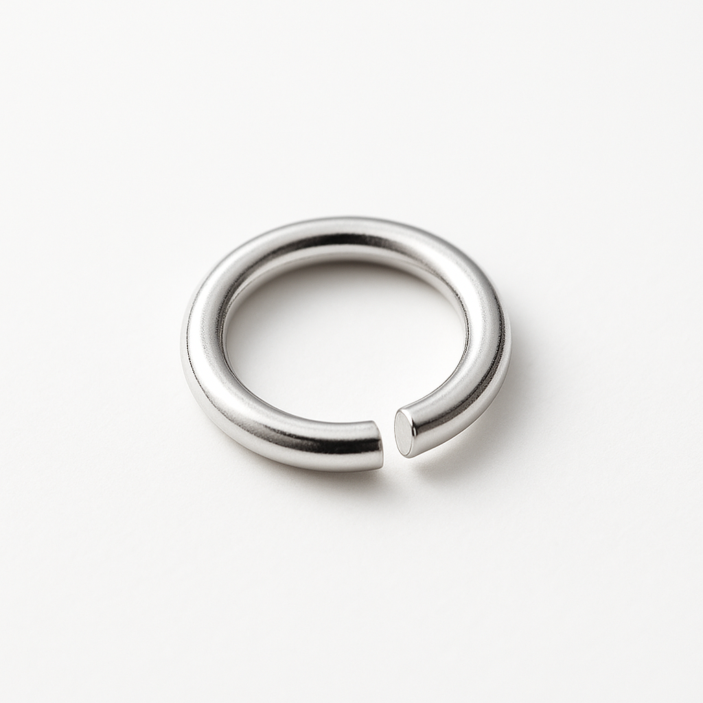 100 PCS Silver Plated Jump Rings – Open Connectors for DIY Jewelry Making | ONESIKA