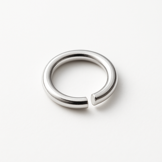 100 PCS Silver Plated Jump Rings – Open Connectors for DIY Jewelry Making | ONESIKA