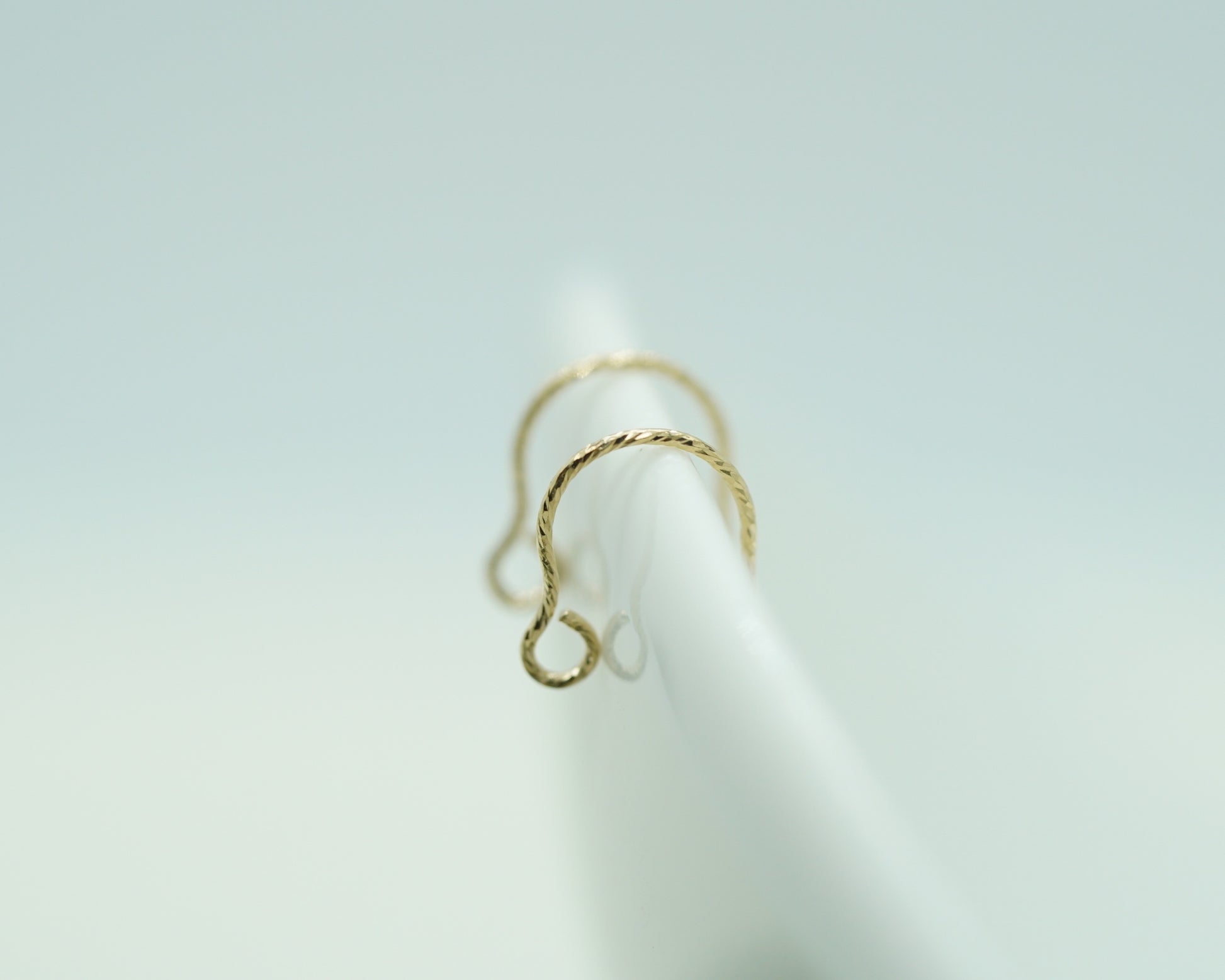 14K Gold-Filled Sparkle Ear Wires , USA-Made Earring Findings for Jewelry Making