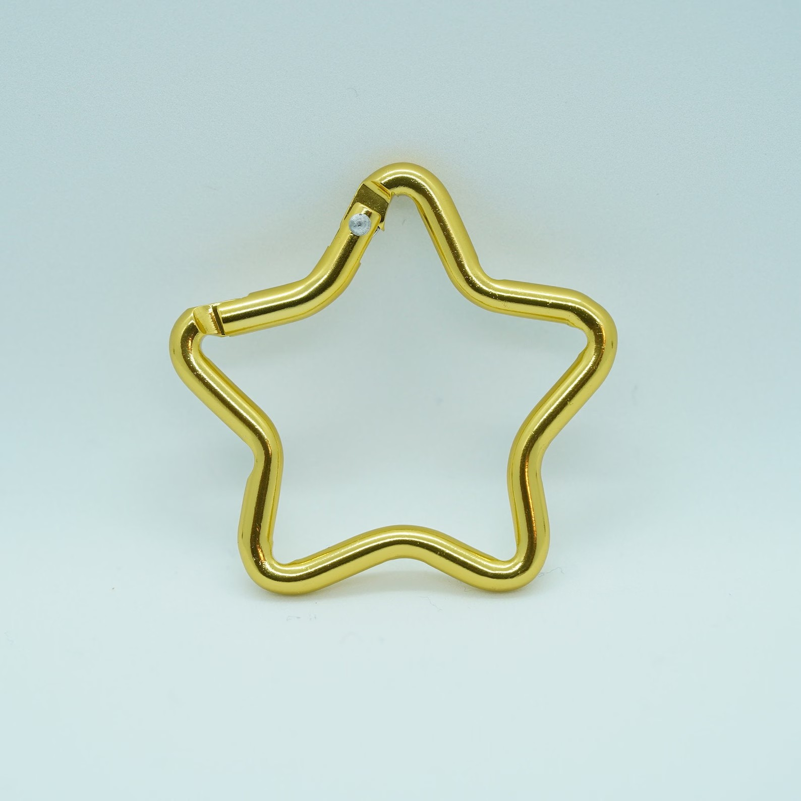 48mm Star-Shaped Alloy Carabiner Clip Clasp Spring Hook Keyring Camping Karabiner Holder - onesika